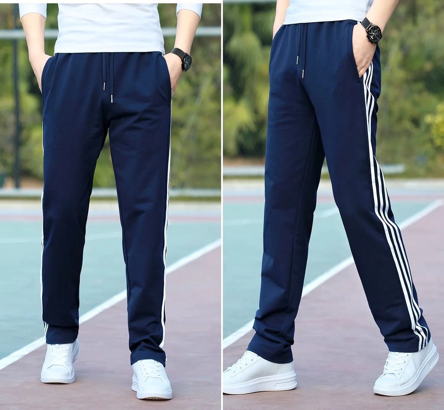 TOPIND 2 pcs Men's sweatpants winter fleece trousers, cotton men's slacks, running fat and thin gym sweatpants
TOPIND 2 pcs Men's sweatpants winter fleece trousers, cotton men's slacks, running fat and thin gym sweatpants
