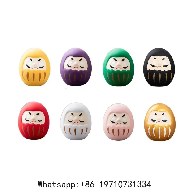 Set of 8pcs Mini Japanese Daruma, Ceramic Fengshui Darumas Figurines, Lucky Charm, Zen Ornament, Home Tabletop Decoration
Set of 8pcs Mini Japanese Daruma, Ceramic Fengshui Darumas Figurines, Lucky Charm, Zen Ornament, Home Tabletop Decoration
