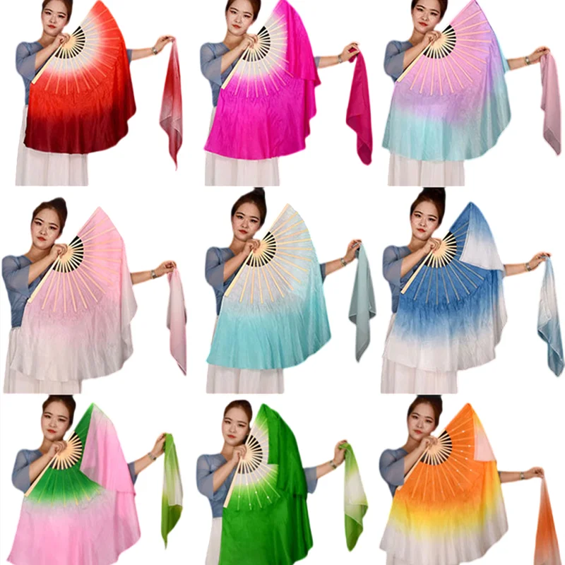 61cm Dance Fan Veil With Square Chiffon Handkerchief Combination Set Chinese Yangko Folk Jiaozhou Dancer Prop Bellydance Costume
61cm Dance Fan Veil With Square Chiffon Handkerchief Combination Set Chinese Yangko Folk Jiaozhou Dancer Prop Bellydance Costume