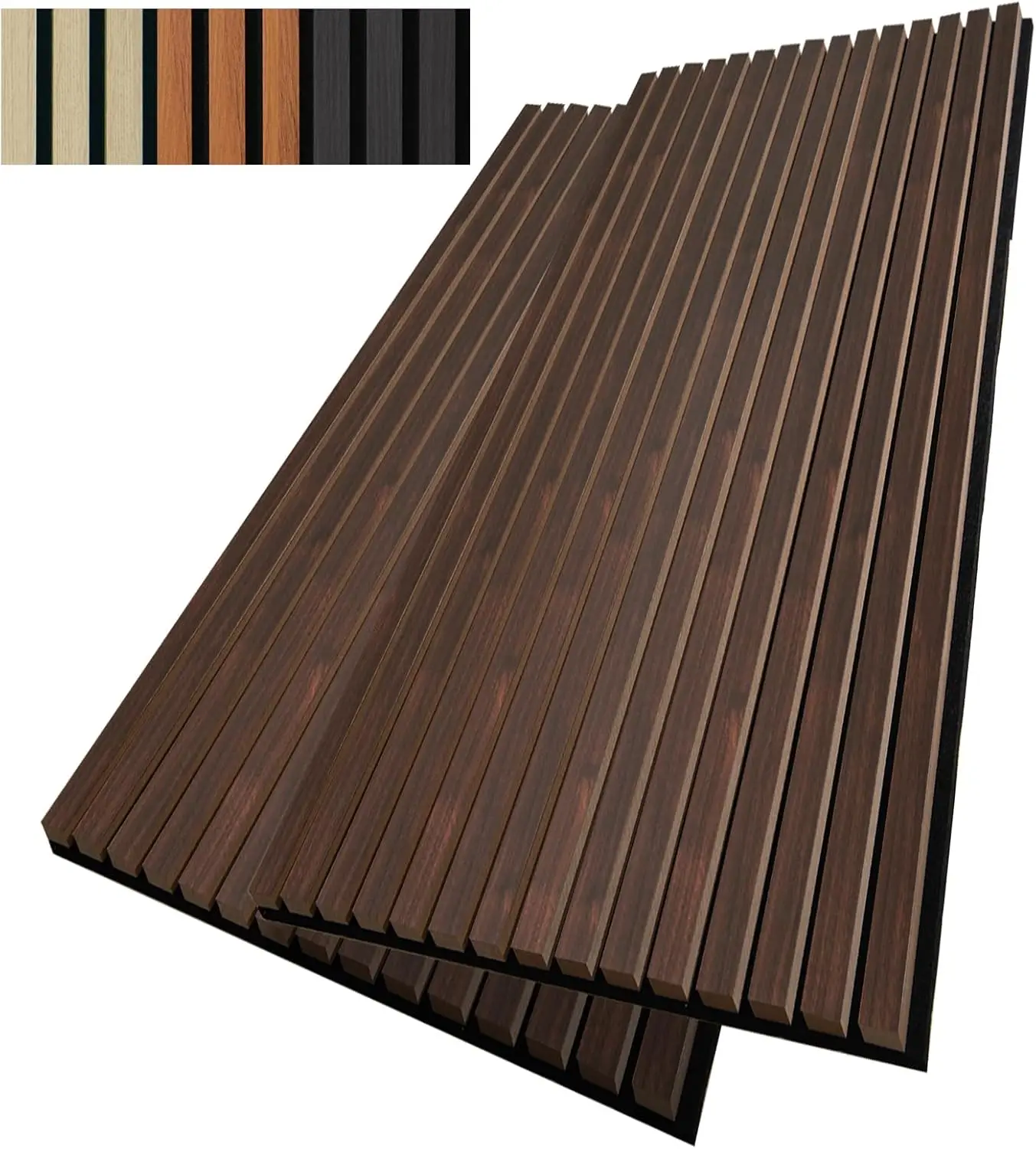 Wood Slat Wall Panel, 48'' x 24'' Acoustic Panels for Interior Ceiling and Wall Decor Noise Reduction, 2 Pack
Wood Slat Wall Panel, 48'' x 24'' Acoustic Panels for Interior Ceiling and Wall Decor Noise Reduction, 2 Pack