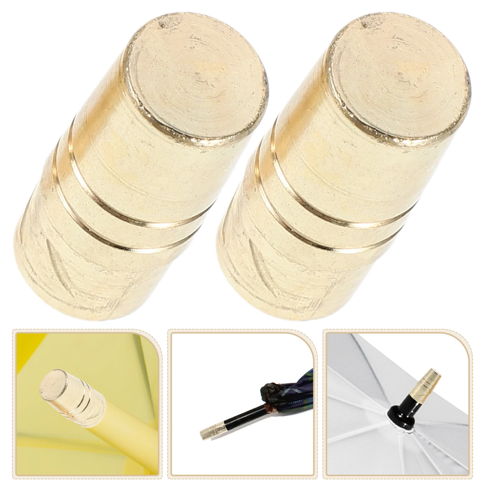 2Pcs Umbrella Hat End Cap Replacement Outdoor Stick Parts Golden Repair Plug Waterproof Long H Universal Fit Accessories
2Pcs Umbrella Hat End Cap Replacement Outdoor Stick Parts Golden Repair Plug Waterproof Long H Universal Fit Accessories