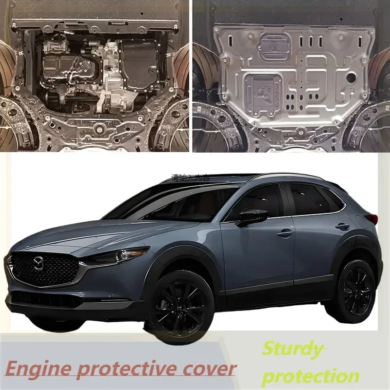 Автомобиль — специальный брызгозащищенный прочный прочный чехол под крышку двигателя и нижнее крыло для Mazda CX-30 2020-2023 2,0 л 
Автомобиль — специальный брызгозащищенный прочный прочный чехол под крышку двигателя и нижнее крыло для Mazda CX-30 2020-2023 2,0 л
