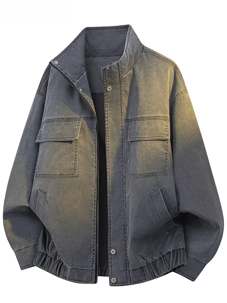 plus Size Men's Denim Jaet Casual Spring Autumn Faion Workwear Sle Loose Fit Slimming Outerwear Versatile Urban Sle
plus Size Men's Denim Jaet Casual Spring Autumn Faion Workwear Sle Loose Fit Slimming Outerwear Versatile Urban Sle