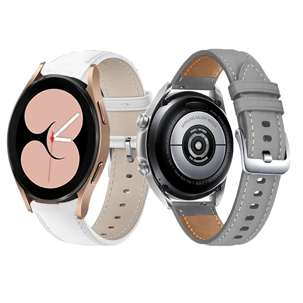 20mm Leather Strap For Samsung Galaxy Watch 5 Pro 45mm 40mm 44mm Smart Strap For Galaxy 4 Classic 42mm 46mm Wristband Bracelet
20mm Leather Strap For Samsung Galaxy Watch 5 Pro 45mm 40mm 44mm Smart Strap For Galaxy 4 Classic 42mm 46mm Wristband Bracelet