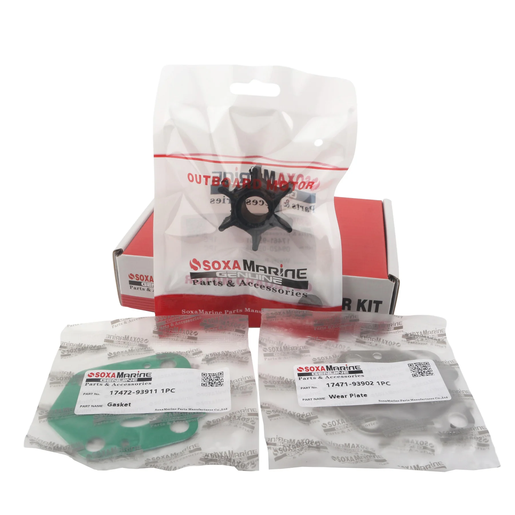 17400-93960 Water Pump Impeller Repair Kit Compatible with Suzuki Outboard 4-Str DF9.9 DF15 DF20 Motors 17400-93950 17400-93951
17400-93960 Water Pump Impeller Repair Kit Compatible with Suzuki Outboard 4-Str DF9.9 DF15 DF20 Motors 17400-93950 17400-93951