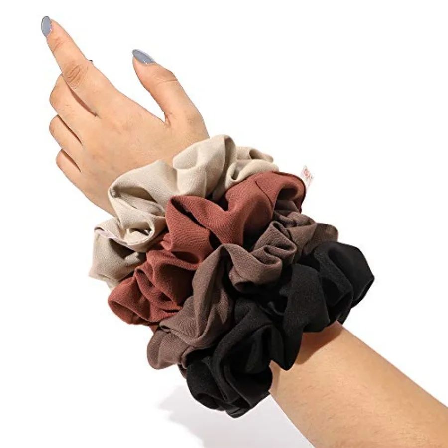 Scrunchies Hair Ties, Big Large Scrunchie for Girls Women, Cute Hairties Jumbo Scrunchy For Thick Curl Hair No Crease Hair Acce
Scrunchies Hair Ties, Big Large Scrunchie for Girls Women, Cute Hairties Jumbo Scrunchy For Thick Curl Hair No Crease Hair Acce