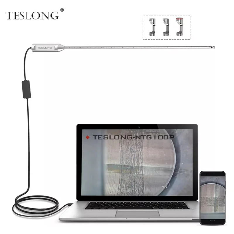TESLONG Rigid Pistol Borescope, Bore Cleaning Camera Fits .20 Caliber, and Larger, 26CM Long Probe for Android, Windows and Mac
TESLONG Rigid Pistol Borescope, Bore Cleaning Camera Fits .20 Caliber, and Larger, 26CM Long Probe for Android, Windows and Mac