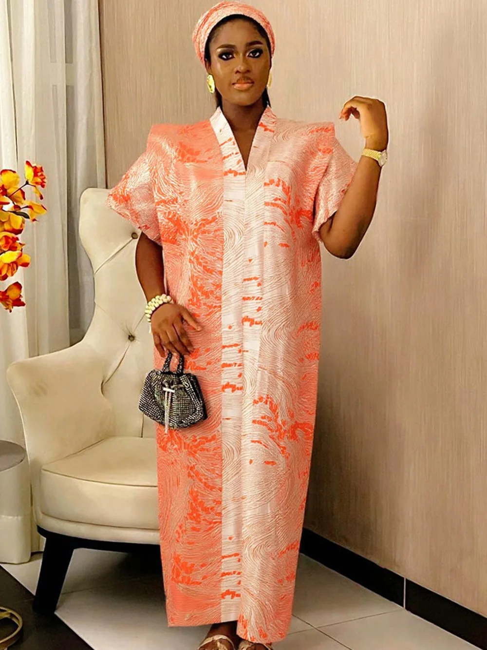 Cross-Border plus Size Women's Dress African New Style with Waist Belt Robe Ethnic Women's Fashion Summer 2026
Cross-Border plus Size Women's Dress African New Style with Waist Belt Robe Ethnic Women's Fashion Summer 2026