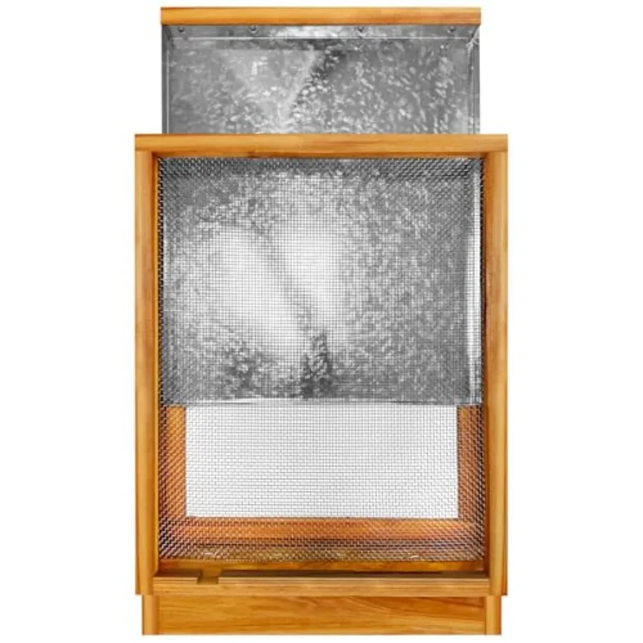 Bee Hive Metal Screened Bottom Board Beeswax Coated, Langstroth 10-Frame Screen Bottom Board with Entrance Reducer for Beekeepe
Bee Hive Metal Screened Bottom Board Beeswax Coated, Langstroth 10-Frame Screen Bottom Board with Entrance Reducer for Beekeepe