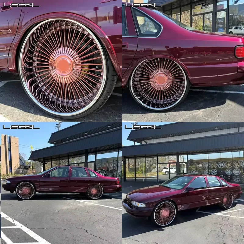 i LSGZL Customized Forged Wheels 2/3 Pieces 20 22 24 Inch Rose Gold 5x127 5x120 5x114.3 Classic Car for chevy Caprice/Impala
i LSGZL Customized Forged Wheels 2/3 Pieces 20 22 24 Inch Rose Gold 5x127 5x120 5x114.3 Classic Car for chevy Caprice/Impala