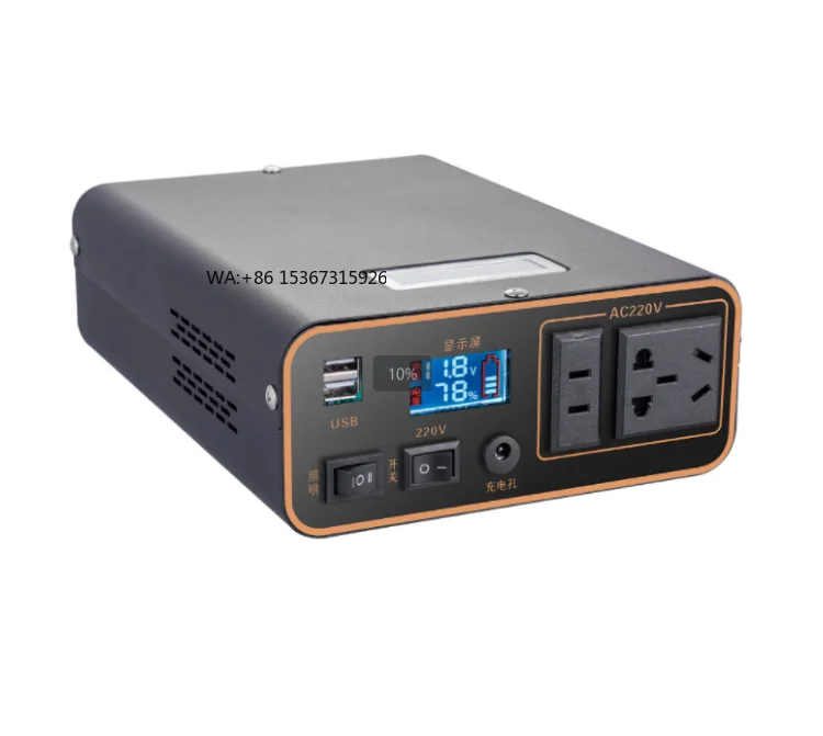 Portable 300W Power Station 200wh Lithium-Ion Batteries Pure Sine Wave Inverter for Camping Traveling Use Solar Panel Car Power
Portable 300W Power Station 200wh Lithium-Ion Batteries Pure Sine Wave Inverter for Camping Traveling Use Solar Panel Car Power