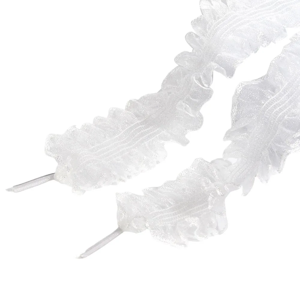 With Ruffled Trim Laces Shoelaces DIY with Wooden Ear Edge Fairy Wind Shoelaces Black/White DE Training Shoes Laces Men Women 
With Ruffled Trim Laces Shoelaces DIY with Wooden Ear Edge Fairy Wind Shoelaces Black/White DE Training Shoes Laces Men Women
