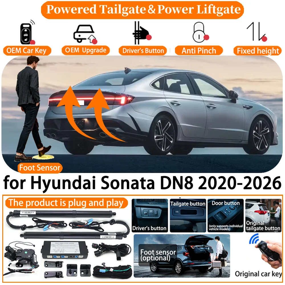 ZhuCamX Car OEM Smart Powered Tailgate system for Hyundai Sonata DN8 2020-2026 Automatic Electric Power Tailgate Strut kit
ZhuCamX Car OEM Smart Powered Tailgate system for Hyundai Sonata DN8 2020-2026 Automatic Electric Power Tailgate Strut kit
