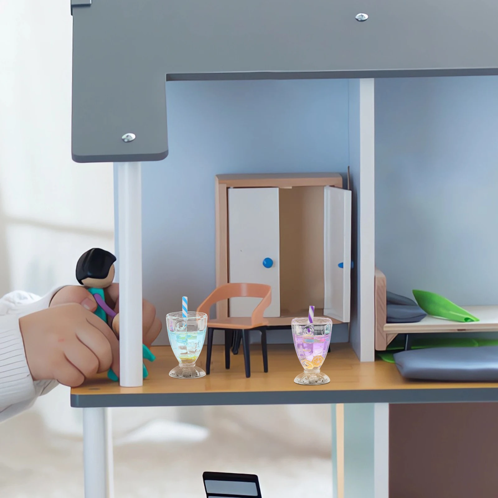 6Pcs Mini Ice Cream Goblets Resin Realistic Sturdy Mini House Decor Pretend Play Artificial Fake Food Prop Decorations
6Pcs Mini Ice Cream Goblets Resin Realistic Sturdy Mini House Decor Pretend Play Artificial Fake Food Prop Decorations