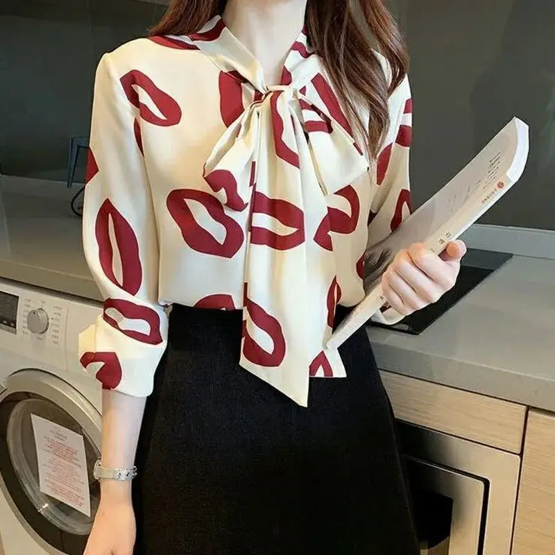 2022Spring Fashion Lacing Chiffon Scarf Collar Long Sleeve Blouse Women Clothing Elegant Bow Pullover Shirts Ladies Temperament
2022Spring Fashion Lacing Chiffon Scarf Collar Long Sleeve Blouse Women Clothing Elegant Bow Pullover Shirts Ladies Temperament