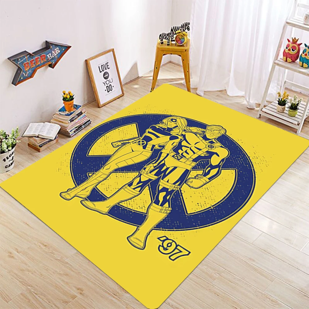 MINISO X-MEN Comic Pattern Living Room Carpet Wolverine Children's Bedroom Decorative Carpet Bathroom Entrance Non-slip Doormat
MINISO X-MEN Comic Pattern Living Room Carpet Wolverine Children's Bedroom Decorative Carpet Bathroom Entrance Non-slip Doormat