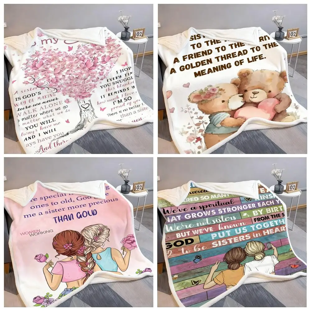 My Sister - Julie Throw Flannel Fluffy Soft Blanket Warm Skin-Friendly Throw for Sofa Bed Office Nap Winter
My Sister - Julie Throw Flannel Fluffy Soft Blanket Warm Skin-Friendly Throw for Sofa Bed Office Nap Winter