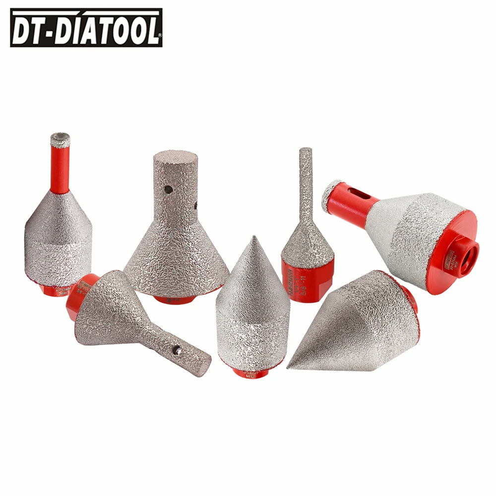 DIATOOL 1pc Diamond Drilling Finger Milling Bit Tile Crown For Cutter Ceramic Porcelain Tile Marble M14 Thread Diamond Bit
DIATOOL 1pc Diamond Drilling Finger Milling Bit Tile Crown For Cutter Ceramic Porcelain Tile Marble M14 Thread Diamond Bit