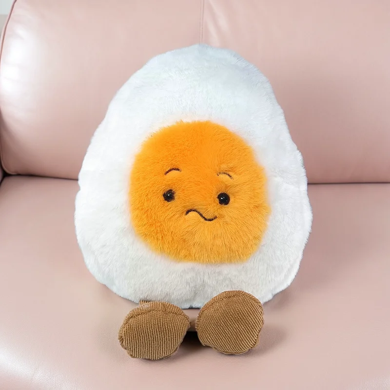 Cute Hed Boiled Egg Plu Toy Doll Non-edding Comforter Gift for Children Polyester Fiber Filled Universal G Doll
Cute Hed Boiled Egg Plu Toy Doll Non-edding Comforter Gift for Children Polyester Fiber Filled Universal G Doll