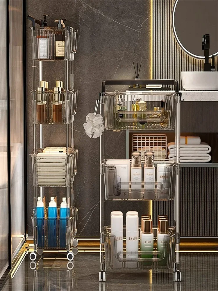 Light Luxury Bathroom Shelf Floor Bathroom Corner Bracket Bedroom Storage Rack for Narrow Spaces Multi-Layer Trolley
Light Luxury Bathroom Shelf Floor Bathroom Corner Bracket Bedroom Storage Rack for Narrow Spaces Multi-Layer Trolley
