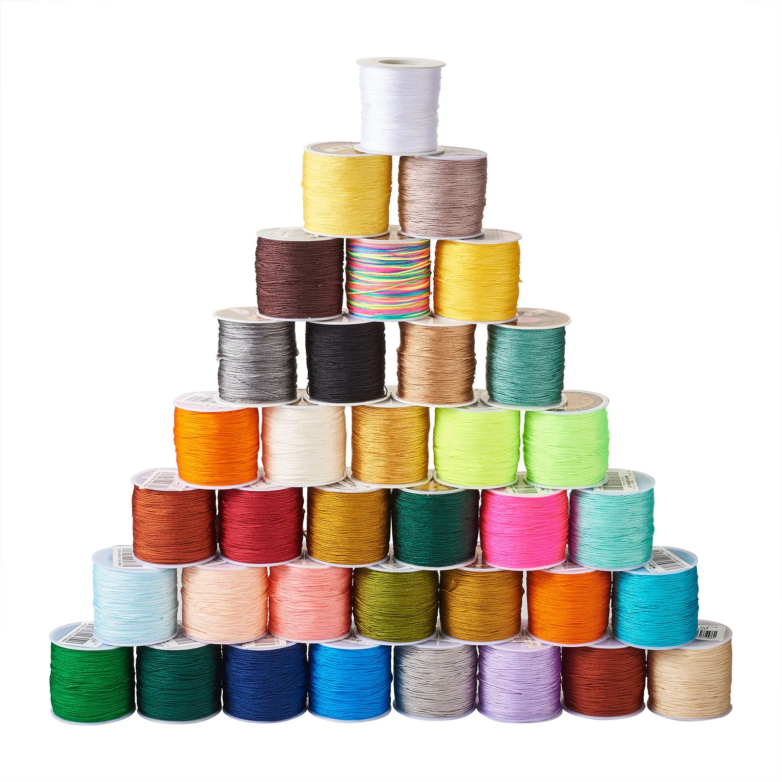 0.8mm Nylon Thread Cord Beading Thread for Jewelry Making DIY Bracelets Braided Materials String Rope Macrame Cord 100m/Roll
0.8mm Nylon Thread Cord Beading Thread for Jewelry Making DIY Bracelets Braided Materials String Rope Macrame Cord 100m/Roll
