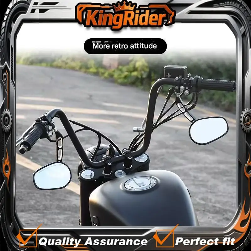 Suitable for 22mm inner diameter handlebars, motorcycle retro high handlebar under-mount rearview mirror/reverse mirror
Suitable for 22mm inner diameter handlebars, motorcycle retro high handlebar under-mount rearview mirror/reverse mirror