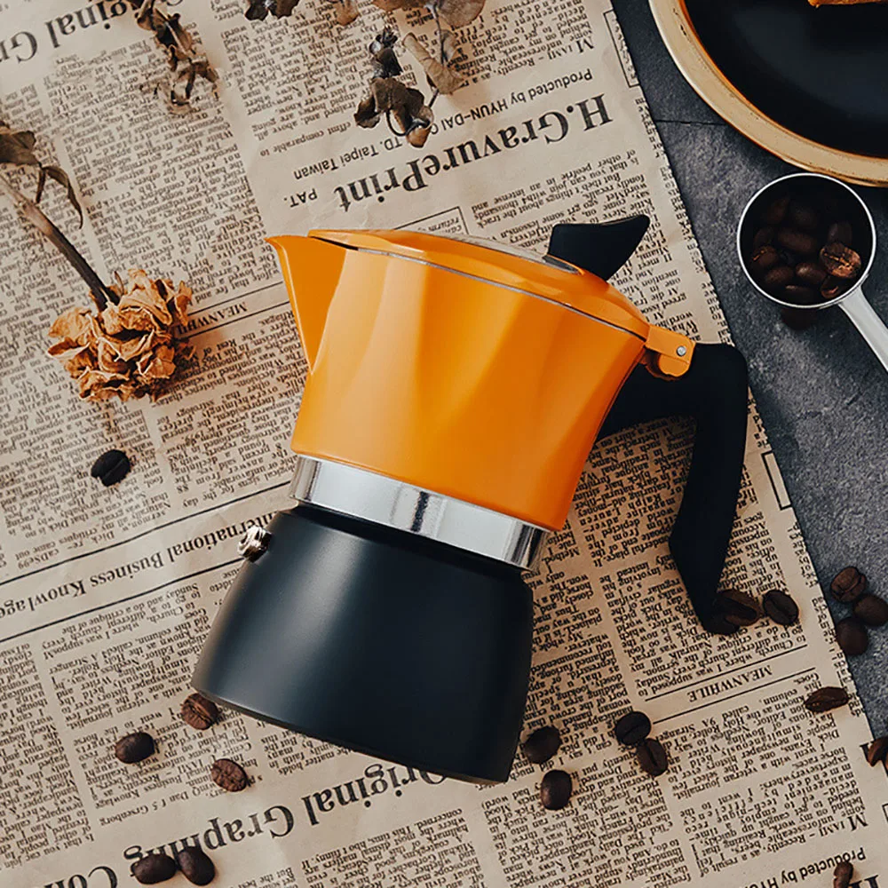 Colourful Coffee Pot Vintege 150/300ML Coffee Moka Pot Set Espresso Coffee Maker Pot Classic Octagonal Shape Outdoor Cafe Tool
Colourful Coffee Pot Vintege 150/300ML Coffee Moka Pot Set Espresso Coffee Maker Pot Classic Octagonal Shape Outdoor Cafe Tool