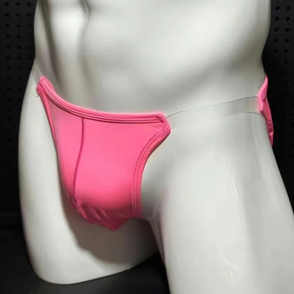 Sexy Men Mesh Transparent Belt Ice Silk Thin Pouch Low Waist Seamless Briefs Underwear Lingerie Panties U Convex Men's Thongs
Sexy Men Mesh Transparent Belt Ice Silk Thin Pouch Low Waist Seamless Briefs Underwear Lingerie Panties U Convex Men's Thongs