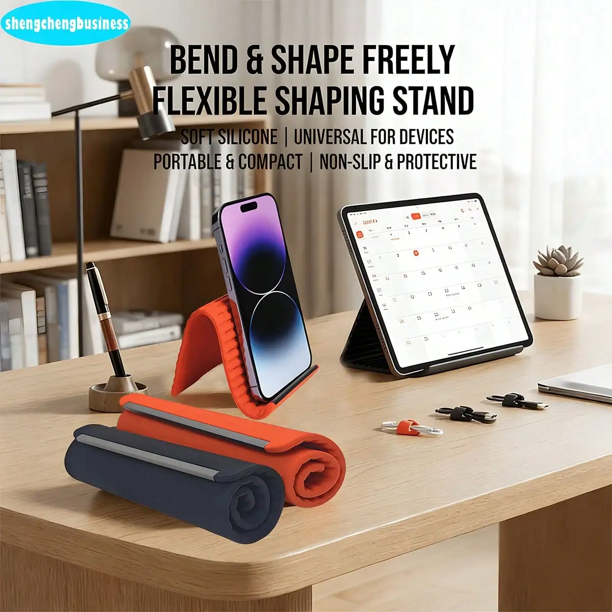 1pc Creative Soft Foldable Phone Stand, Silicone Desktop Tablet Holder, Portable Multipurpose Phone Stand, Desk Phone Holder, Slouchy Phone Stand, Suitable For Phones & Tablets, Travel Accessory
1pc Creative Soft Foldable Phone Stand, Silicone Desktop Tablet Holder, Portable Multipurpose Phone Stand, Desk Phone Holder, Slouchy Phone Stand, Suitable For Phones & Tablets, Travel Accessory