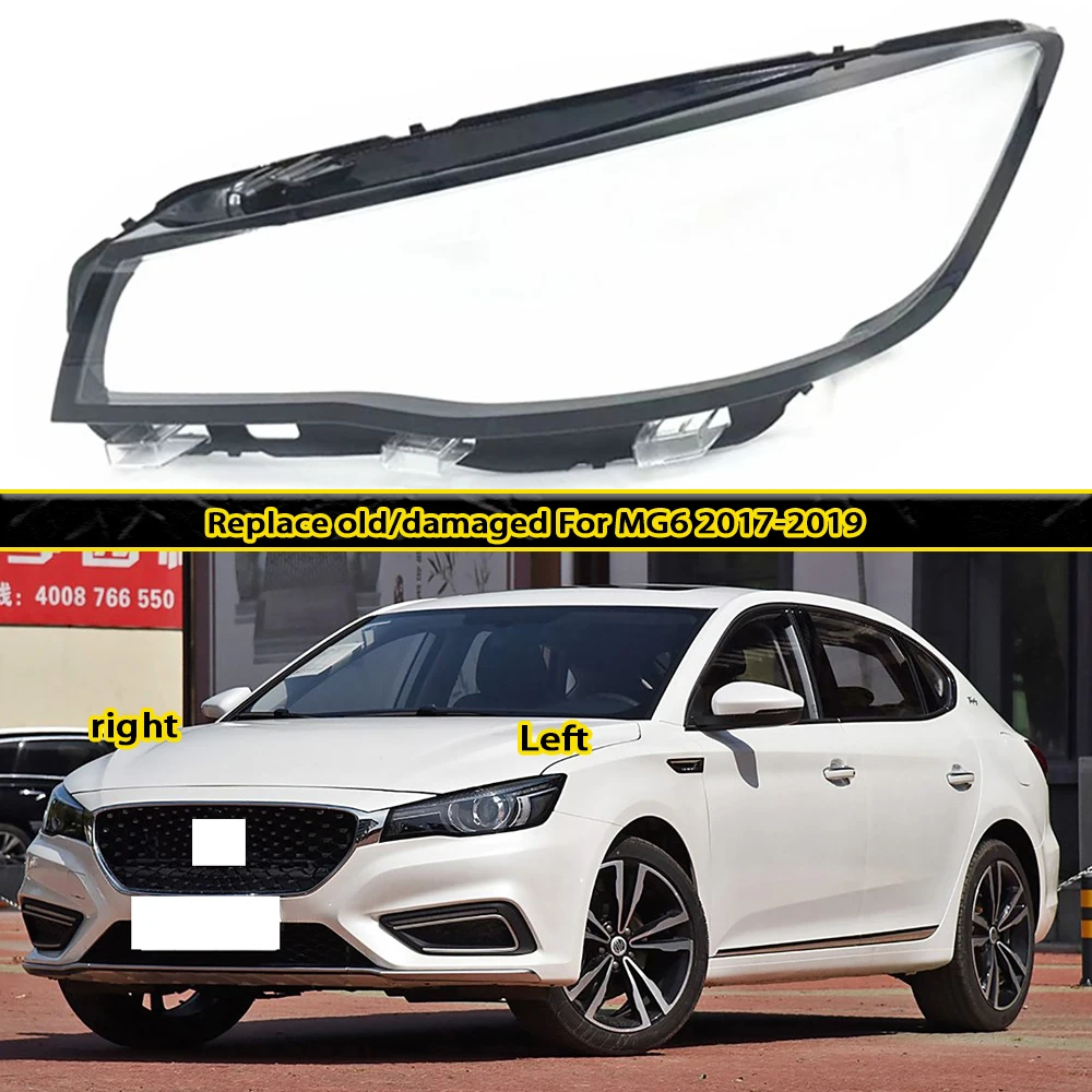 Headlamp Transparent Cover Lamp Shade Headlight Shell Lens Plexiglass Replace Original Lampshade For MG6 2017 2018 2019
Headlamp Transparent Cover Lamp Shade Headlight Shell Lens Plexiglass Replace Original Lampshade For MG6 2017 2018 2019