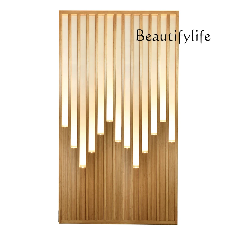 Nordic living room screen dining room partition spotlight grille entrance decoration modern bamboo and wood light luxury
Nordic living room screen dining room partition spotlight grille entrance decoration modern bamboo and wood light luxury