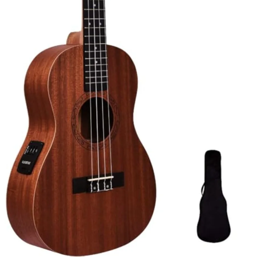 Mahogany Wood Professional Baritone Ukulele With Acoustic/Electric option with Bag
Mahogany Wood Professional Baritone Ukulele With Acoustic/Electric option with Bag