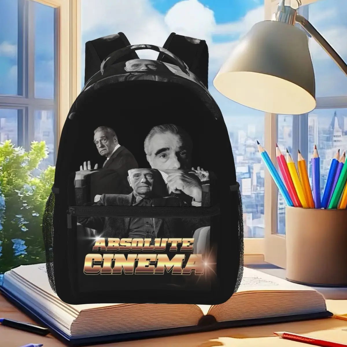 Absolute Cinema Martin Scorsese Meme Backpack Student Boys Girls BookBag Children School Bag Laptop Shoulder Bags for Men Women
Absolute Cinema Martin Scorsese Meme Backpack Student Boys Girls BookBag Children School Bag Laptop Shoulder Bags for Men Women