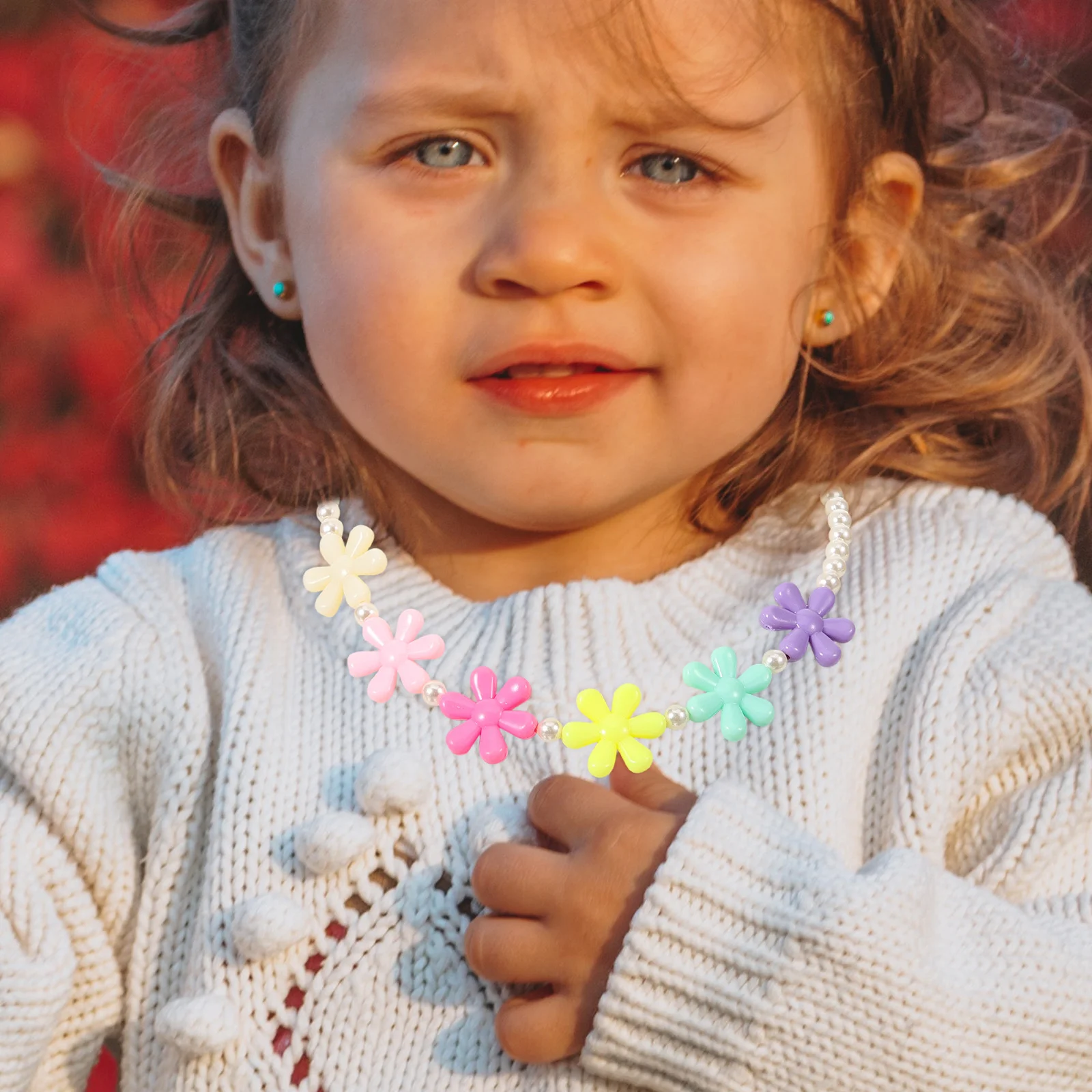 Girls Beaded Necklace Bracelet Lovely Children Snowflake Beads Jewelry Set for Kids Jewelry (Random Flower Color)
Girls Beaded Necklace Bracelet Lovely Children Snowflake Beads Jewelry Set for Kids Jewelry (Random Flower Color)