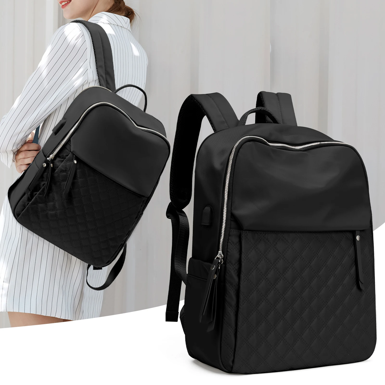 2024 New Women Backpacks Travel Fashion Daypack Lightweight Schoolbag Nylon Shoulder Bag Ladies Casual Handbag Laptop Backpacks
2024 New Women Backpacks Travel Fashion Daypack Lightweight Schoolbag Nylon Shoulder Bag Ladies Casual Handbag Laptop Backpacks