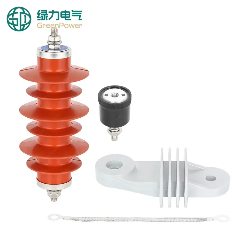 Lightning Arrester GreenPower HY10WS 12kV Metal Zinc Oxide Polymer Surge Arrester
Lightning Arrester GreenPower HY10WS 12kV Metal Zinc Oxide Polymer Surge Arrester