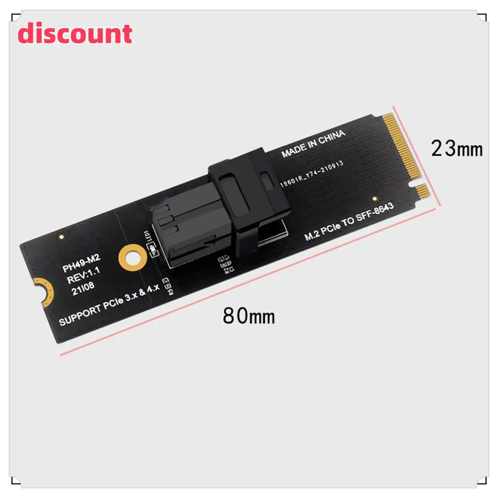 Отличное качество-М. Карта адаптера NVME — U2 M. 2 NGFF Mkey Pciex4 — SFF8643 SFF8639 Удлиненная карта Riser с поддержкой M. 2 NVME P
Отличное качество-М. Карта адаптера NVME — U2 M. 2 NGFF Mkey Pciex4 — SFF8643 SFF8639 Удлиненная карта Riser с поддержкой M. 2 NVME P