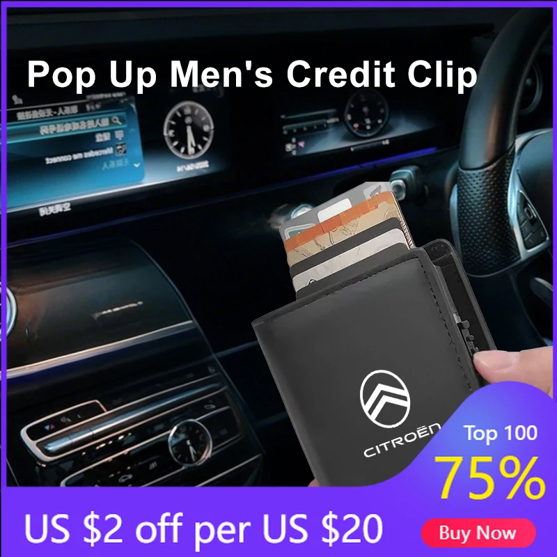 2026 Hot Car Sticker Car Credit Card Holder Case Leather Multi-card Slot Wallet Credit Card Case Coin Wallet Holder For Citroen
2026 Hot Car Sticker Car Credit Card Holder Case Leather Multi-card Slot Wallet Credit Card Case Coin Wallet Holder For Citroen