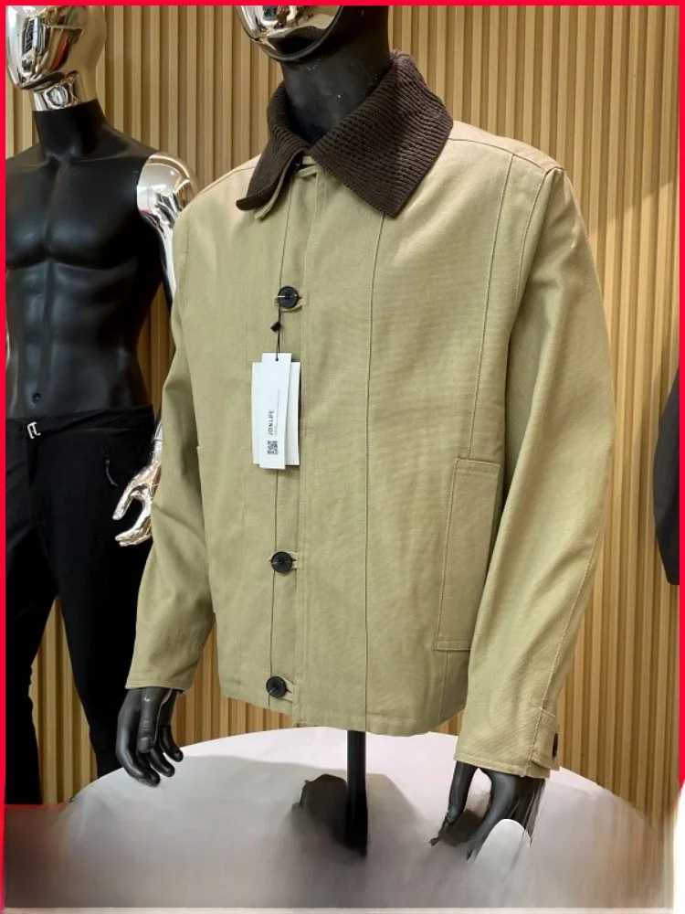 Spani Order! Detachable Double Layer Collar Men's Casual Hook Needle Collar Jaet Outerwear Stand Fit Button Detail Pol...
Spani Order! Detachable Double Layer Collar Men's Casual Hook Needle Collar Jaet Outerwear Stand Fit Button Detail Pol...