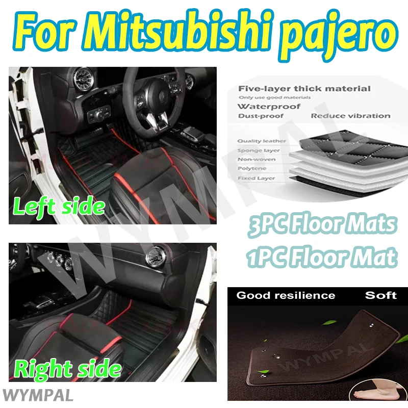 Luxury Car floor mats for Mitsubishi pajero sport 2011 2012 2013 2014 2015 Custom auto foot Pads automobile carpet cover mats
Luxury Car floor mats for Mitsubishi pajero sport 2011 2012 2013 2014 2015 Custom auto foot Pads automobile carpet cover mats
