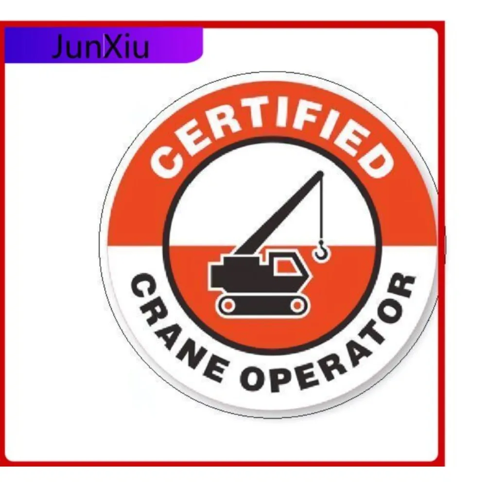 Certified Crane Operator Hard Hat Sticker Decal For Truck Window Uv Resistant Anti Shield
Certified Crane Operator Hard Hat Sticker Decal For Truck Window Uv Resistant Anti Shield