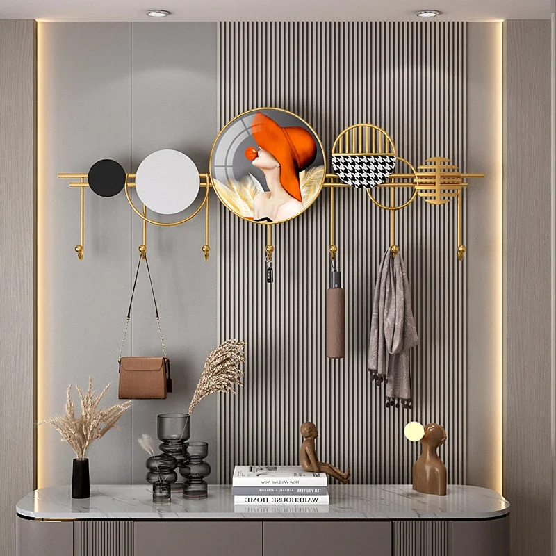 Chic Modern Wall Hooks - Simple Light Luxury Key Hanger, Creative Wall-Mounted Organizer, Easy To Clean, Key Holder
Chic Modern Wall Hooks - Simple Light Luxury Key Hanger, Creative Wall-Mounted Organizer, Easy To Clean, Key Holder