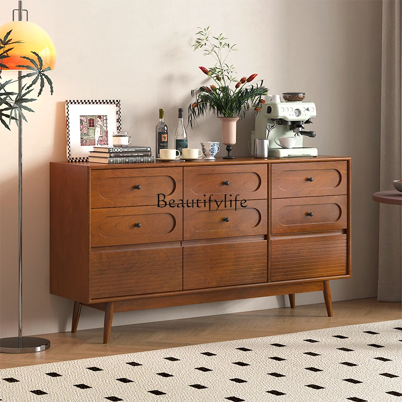 *American retro dining side cabinet wabi wind living room solid wood medieval design modern simple decoration porch locker
*American retro dining side cabinet wabi wind living room solid wood medieval design modern simple decoration porch locker