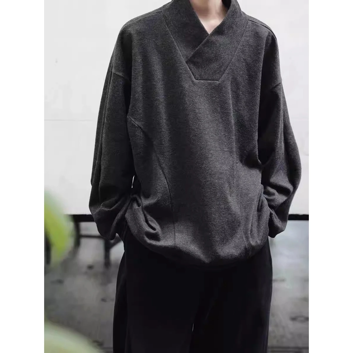 Loose Fit Men's Sweatirt V-Ne Oversized Comfortable Korean Sle Versatile Top for Autumn Winter Polyester Fabric Warmth
Loose Fit Men's Sweatirt V-Ne Oversized Comfortable Korean Sle Versatile Top for Autumn Winter Polyester Fabric Warmth