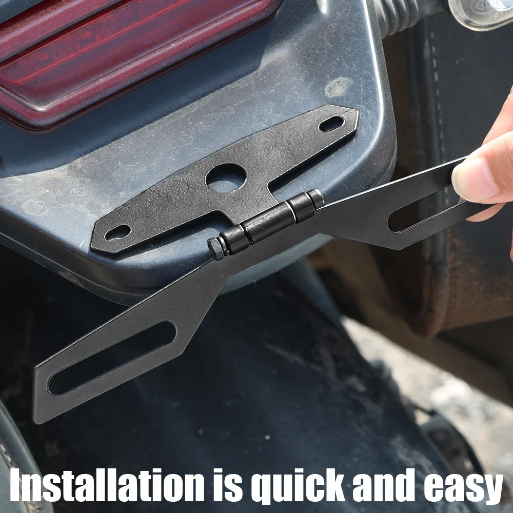ATV Motorcycle Folding License Plate Bracket Holder, Universal Rear Tail Light Mount for Dirt Bike Accessories
ATV Motorcycle Folding License Plate Bracket Holder, Universal Rear Tail Light Mount for Dirt Bike Accessories