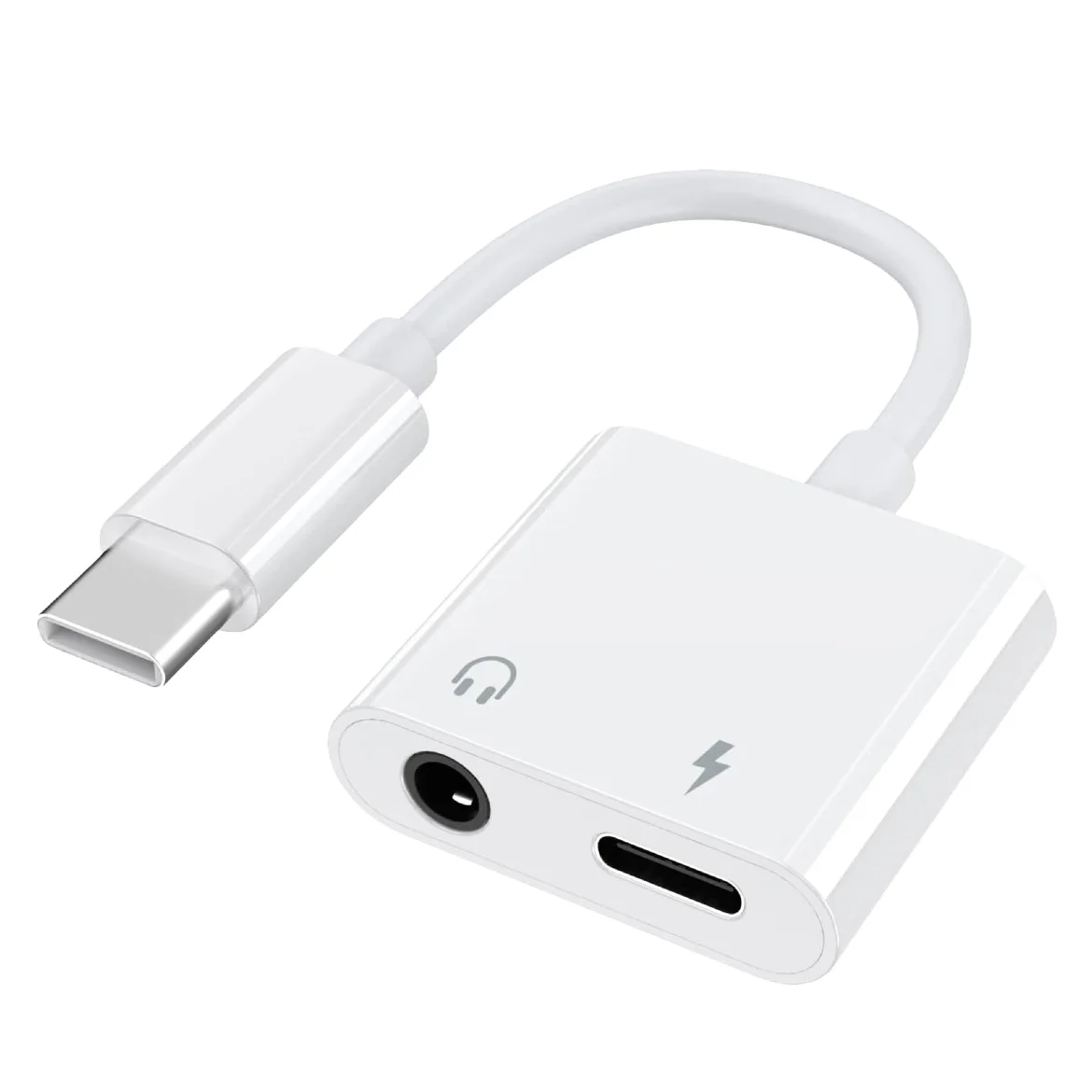 KUTOU USB C to 3.5mm Audio Headphone Jack and Charger Adapter PD Fast Charging Compatible with iPhone 16/15 Series Galaxy S24 S2
KUTOU USB C to 3.5mm Audio Headphone Jack and Charger Adapter PD Fast Charging Compatible with iPhone 16/15 Series Galaxy S24 S2