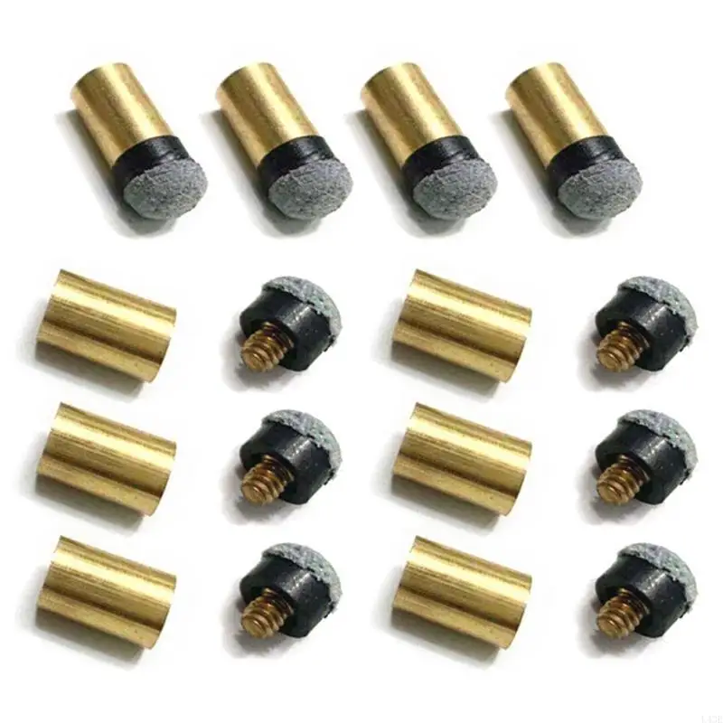 10Pcs Cue Tip with Cue Ferrules Billiards Cue Pool Tip Replacement Coppers PU Leather Pool Cue Tip
10Pcs Cue Tip with Cue Ferrules Billiards Cue Pool Tip Replacement Coppers PU Leather Pool Cue Tip