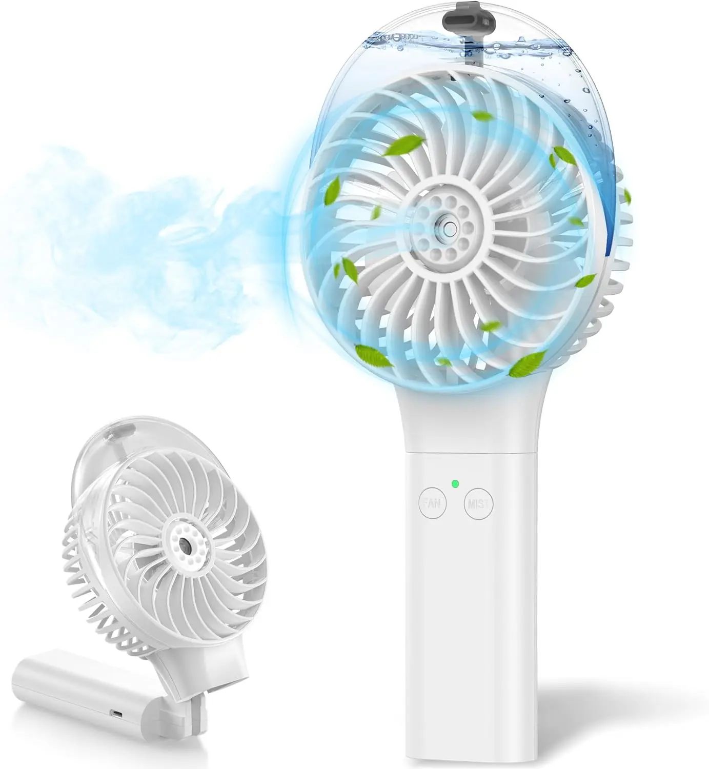 Portable Misting Fan Foldable Handheld Cooling Spray for Travel Beach Cruise Skincare Makeup Battery Powered
Portable Misting Fan Foldable Handheld Cooling Spray for Travel Beach Cruise Skincare Makeup Battery Powered