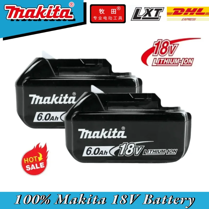 Original Makita BL1860B 18V 6.0Ah Li-ion Battery | Compatible with LXT Cordless Power Tools | Fast Charging & Long Lifespan
Original Makita BL1860B 18V 6.0Ah Li-ion Battery | Compatible with LXT Cordless Power Tools | Fast Charging & Long Lifespan
