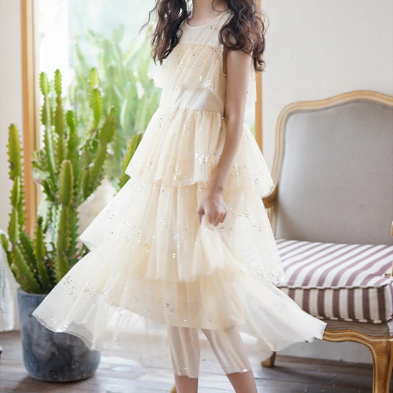 Children's Dresses Sleeveless Summer Dress Sparkling Elegant Party Dresses For Girls Casual Dresses Birthday Princess Costume
Children's Dresses Sleeveless Summer Dress Sparkling Elegant Party Dresses For Girls Casual Dresses Birthday Princess Costume